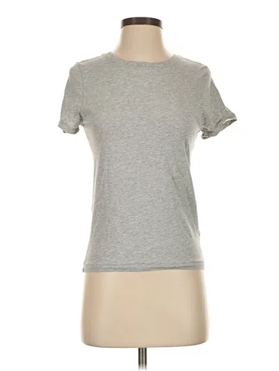 Pre-owned Jcrew Short Sleeve T-shirt In Gray