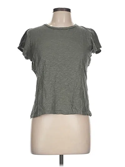 Pre-owned Jcrew Short Sleeve T-shirt In Gray