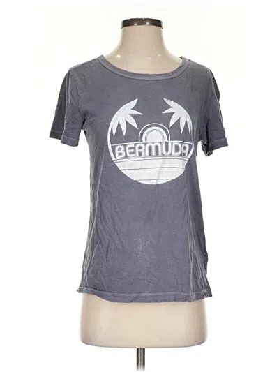 Pre-owned Jcrew Short Sleeve T-shirt In Gray