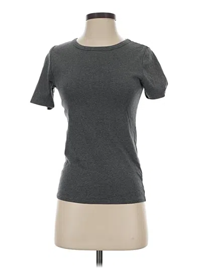 Pre-owned Jcrew Short Sleeve T-shirt In Gray