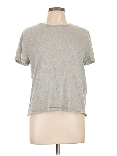 Pre-owned Jcrew Short Sleeve T-shirt In Gray