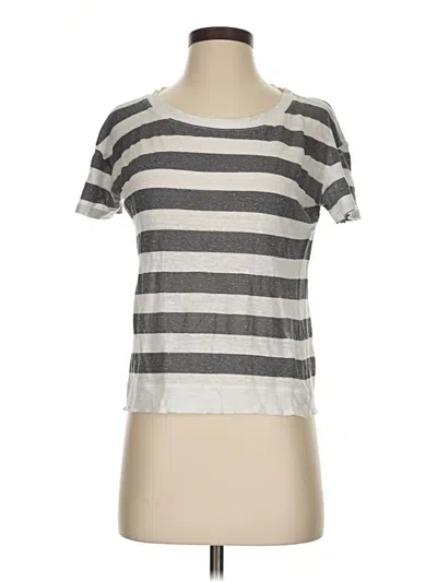 Pre-owned Jcrew Short Sleeve T-shirt In Gray