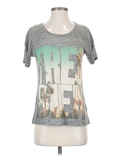 Pre-owned Jcrew Short Sleeve T-shirt In Gray