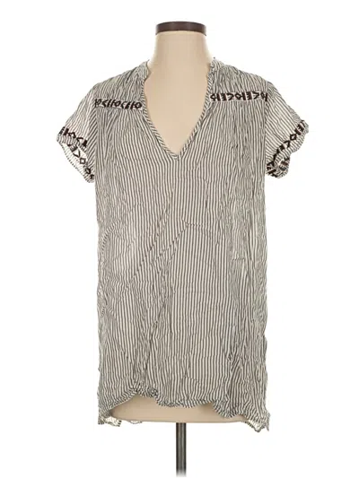 Pre-owned Jcrew Short Sleeve T-shirt In Gray