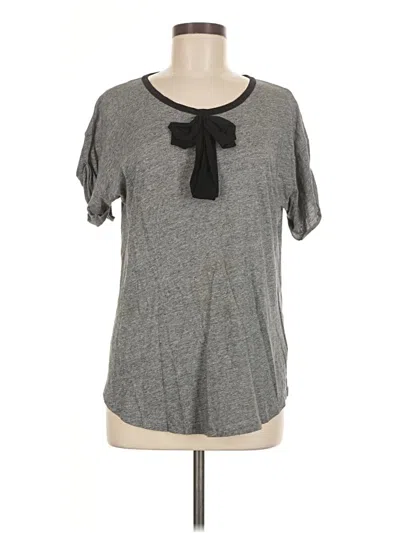 Pre-owned Jcrew Short Sleeve T-shirt In Gray