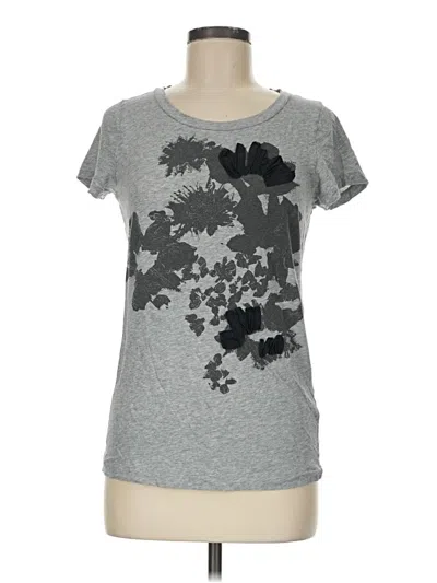 Pre-owned Jcrew Short Sleeve T-shirt In Gray
