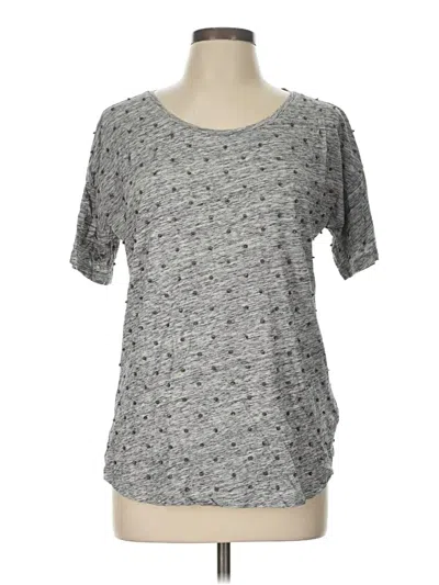 Pre-owned Jcrew Short Sleeve T-shirt In Gray