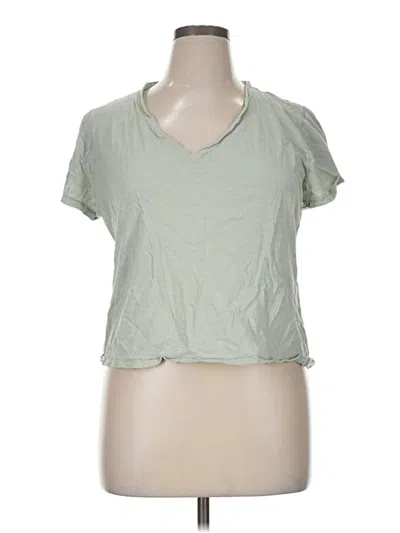 Pre-owned Jcrew Short Sleeve T-shirt In Green