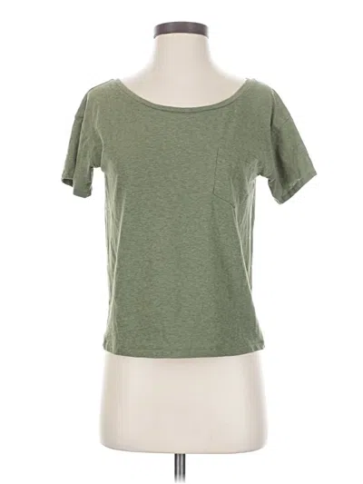 Pre-owned Jcrew Short Sleeve T-shirt In Green