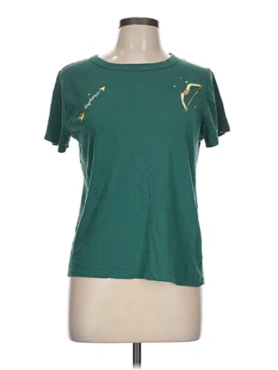 Pre-owned Jcrew Short Sleeve T-shirt In Green