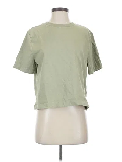 Pre-owned Jcrew Short Sleeve T-shirt In Green