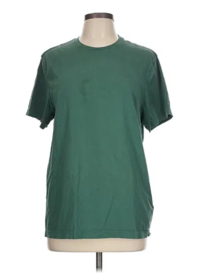 Pre-owned Jcrew Short Sleeve T-shirt In Green