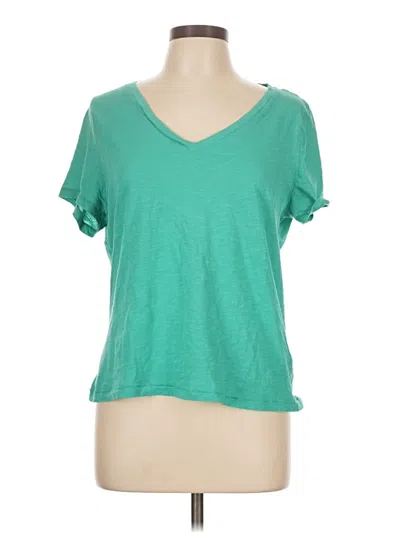Pre-owned Jcrew Short Sleeve T-shirt In Green