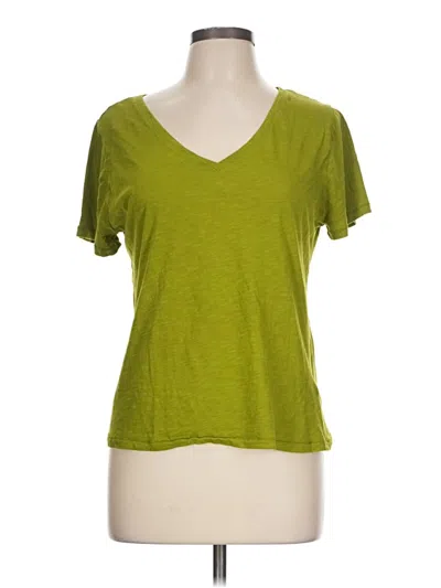 Pre-owned Jcrew Short Sleeve T-shirt In Green