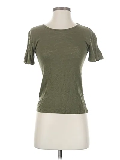 Pre-owned Jcrew Short Sleeve T-shirt In Green