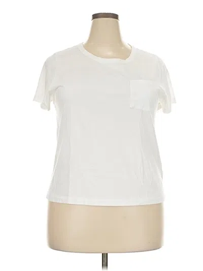 Pre-owned Jcrew Short Sleeve T-shirt In Ivory