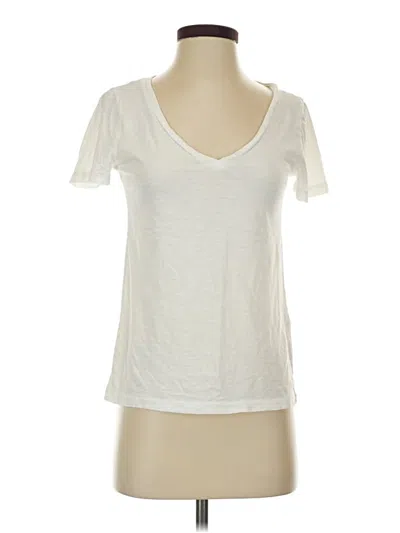 Pre-owned Jcrew Short Sleeve T-shirt In Ivory