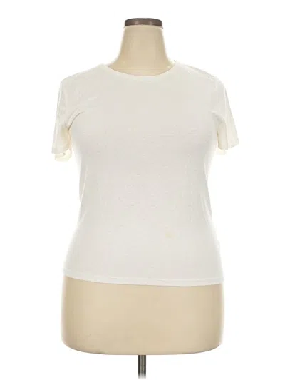 Pre-owned Jcrew Short Sleeve T-shirt In Ivory