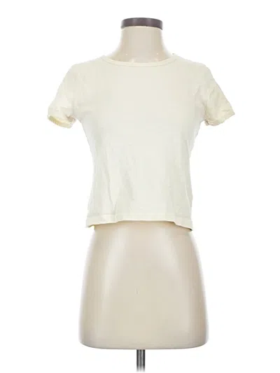 Pre-owned Jcrew Short Sleeve T-shirt In Ivory