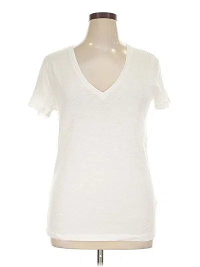 Pre-owned Jcrew Short Sleeve T-shirt In Ivory