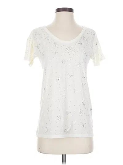 Pre-owned Jcrew Short Sleeve T-shirt In Ivory
