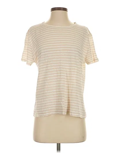 Pre-owned Jcrew Short Sleeve T-shirt In Ivory