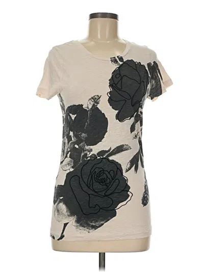 Pre-owned Jcrew Short Sleeve T-shirt In Ivory