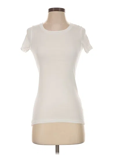 Pre-owned Jcrew Short Sleeve T-shirt In Ivory
