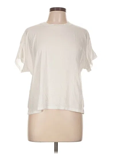 Pre-owned Jcrew Short Sleeve T-shirt In Ivory