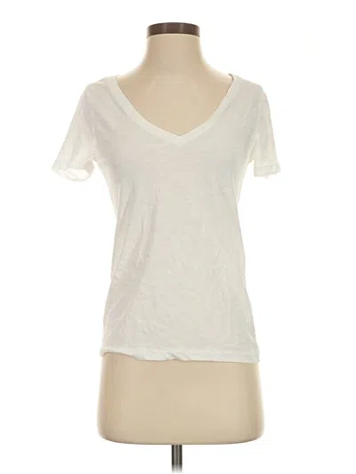 Pre-owned Jcrew Short Sleeve T-shirt In Ivory