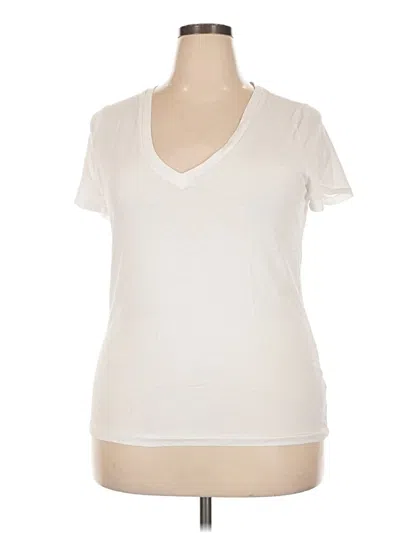 Pre-owned Jcrew Short Sleeve T-shirt In Ivory