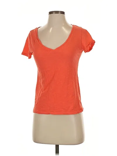 Pre-owned Jcrew Short Sleeve T-shirt In Orange