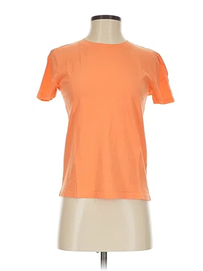 Pre-owned Jcrew Short Sleeve T-shirt In Orange