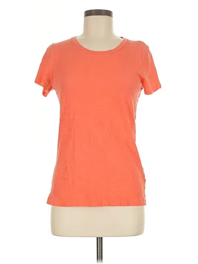 Pre-owned Jcrew Short Sleeve T-shirt In Orange