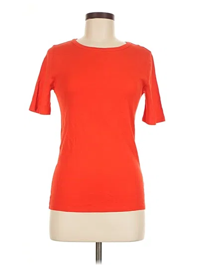 Pre-owned Jcrew Short Sleeve T-shirt In Orange