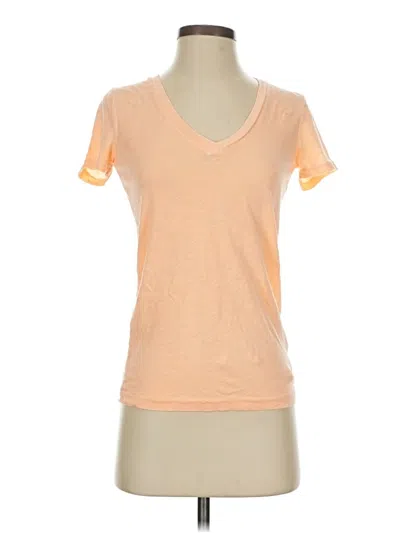 Pre-owned Jcrew Short Sleeve T-shirt In Orange