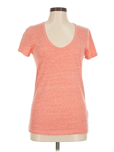 Pre-owned Jcrew Short Sleeve T-shirt In Orange