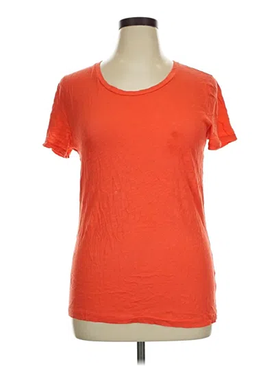 Pre-owned Jcrew Short Sleeve T-shirt In Orange