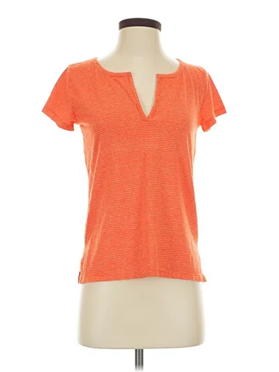 Pre-owned Jcrew Short Sleeve T-shirt In Orange