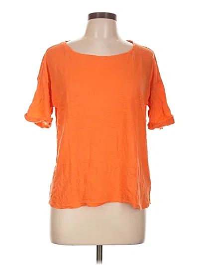 Pre-owned Jcrew Short Sleeve T-shirt In Orange