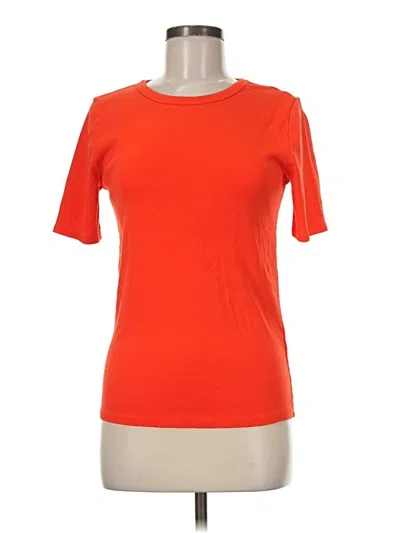 Pre-owned Jcrew Short Sleeve T-shirt In Orange