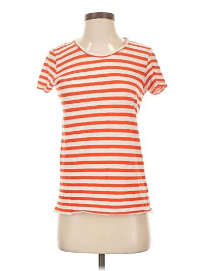 Pre-owned Jcrew Short Sleeve T-shirt In Orange