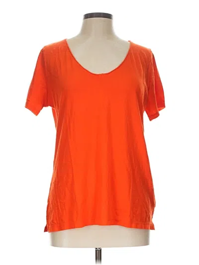 Pre-owned Jcrew Short Sleeve T-shirt In Orange