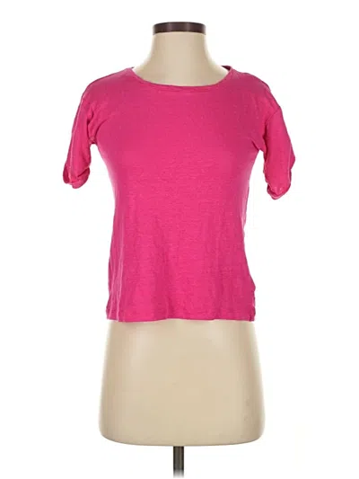 Pre-owned Jcrew Short Sleeve T-shirt In Pink