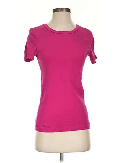 Pre-owned Jcrew Short Sleeve T-shirt In Pink