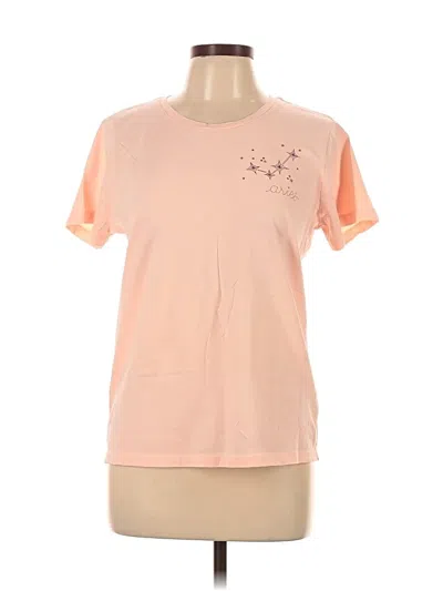Pre-owned Jcrew Short Sleeve T-shirt In Pink