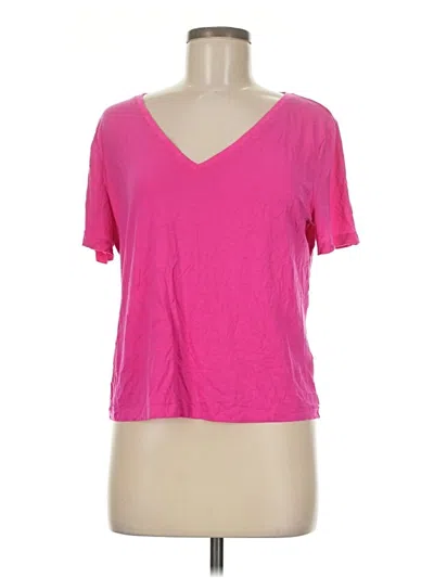 Pre-owned Jcrew Short Sleeve T-shirt In Pink
