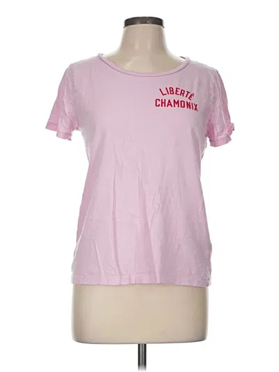 Pre-owned Jcrew Short Sleeve T-shirt In Pink