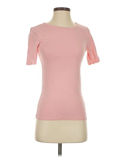 Pre-owned Jcrew Short Sleeve T-shirt In Pink