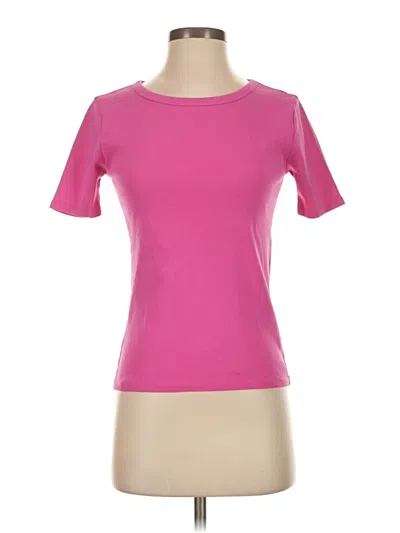 Pre-owned Jcrew Short Sleeve T-shirt In Pink